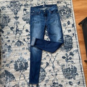 7 for all mankind skinny low rise